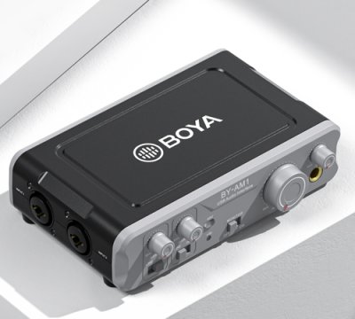 Boya lydkort AM1 USB audio interface 2 ind / 2 ud