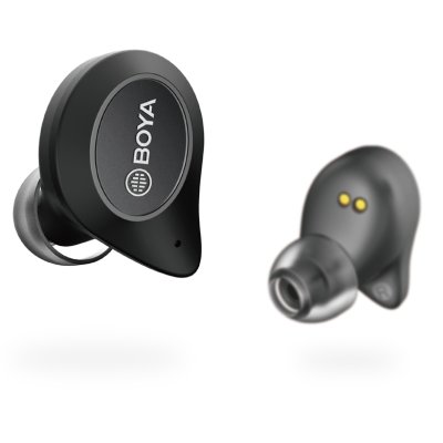 Boya Bluetooth earphone, Sort