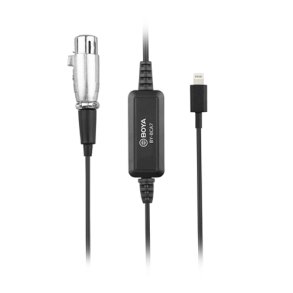 Boya iOS adapterkabel XLR til lightning