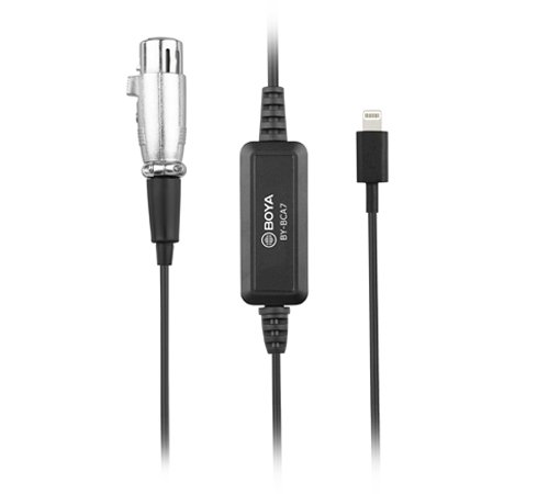 Boya iOS adapterkabel XLR til lightning