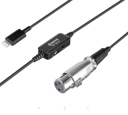Boya iOS adapterkabel XLR til lightning