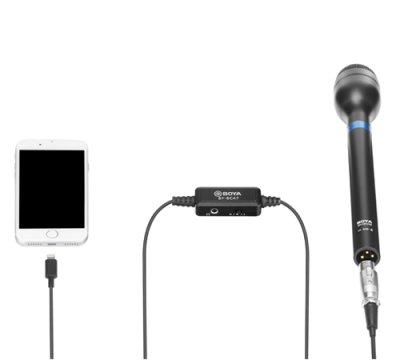 Boya iOS adapterkabel XLR til lightning
