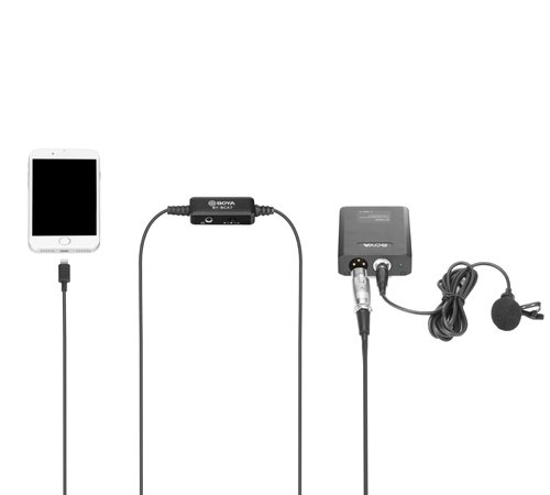 Boya iOS adapterkabel XLR til lightning