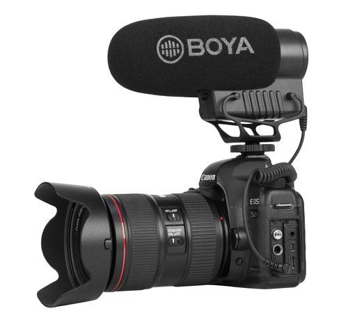 Boya BM3051S Stereo VideoMikrofon til kamera