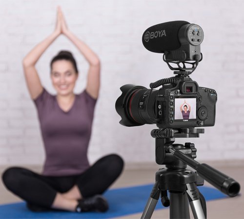 Boya BM3051S Stereo VideoMikrofon til kamera