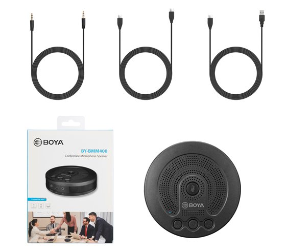 Boya konferensmikrofon till smartphone, tablets m.m. BMM400
