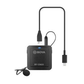 Boya DM20 recording kit med 2 lavalier mikrofoner
