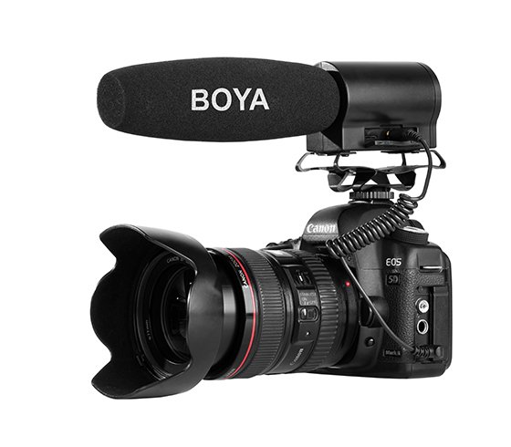Boya DMR7 Videomikrofon med recorder til SD card