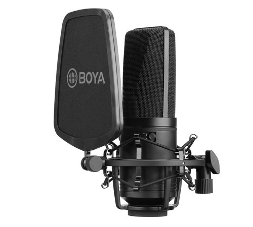 Boya M1000 Studio mikrofon m/ophng og popfilter