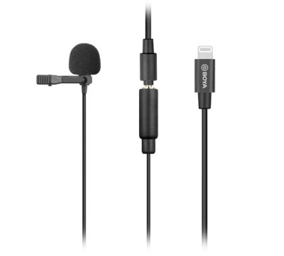 Boya M2 knaphuls mikrofon til iOS iPhone
