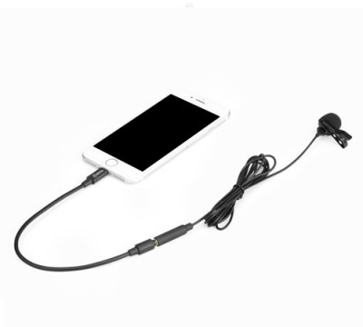 Boya M2 knaphuls mikrofon til iOS iPhone