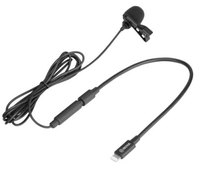Boya M2 knaphuls mikrofon til iOS iPhone