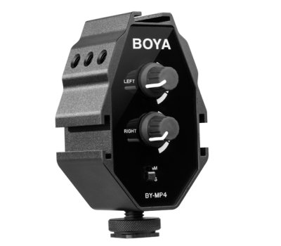 Boya MP4 audio adapter