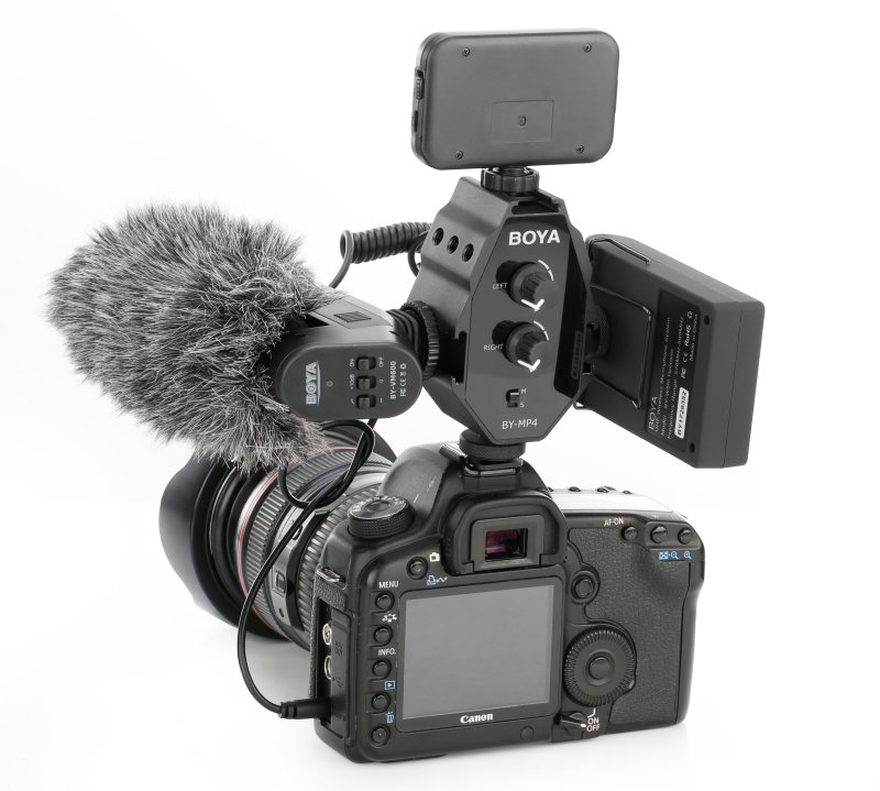 Boya MP4 audio adapter