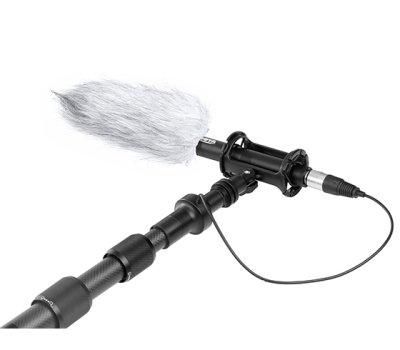 Boya boompole carbon fiber 2,5 meter m/XLR kabel