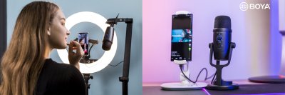 Boya PM500 USB mikrofon til PC og Android