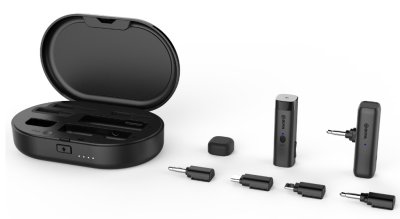 Boya tr�dl�st mikrofon s�t superkompakt til USB c