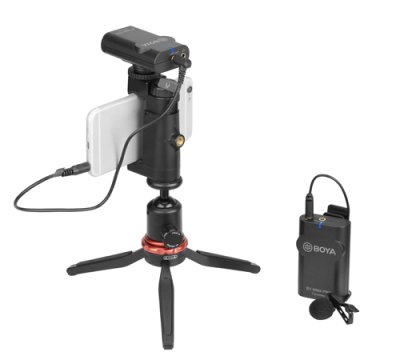 Boya tr�dl�st s�t til DSLR og smartphones