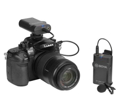 Boya tr�dl�s s�t til DSLR og smartphones