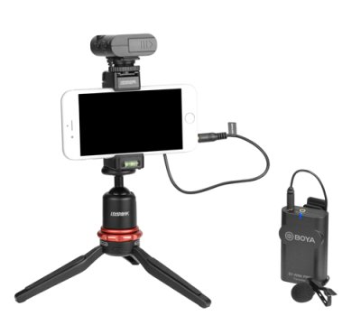 Boya tr�dl�s s�t til DSLR og smartphones