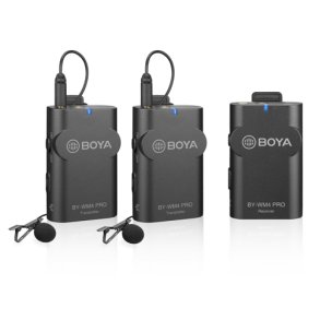 Boya tr�dl�s set med 2 stycken bodypack till DSLR och smartphones