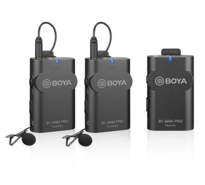 Boya tr�dl�s s�t m/2 styk bodypack til DSLR og smartphones