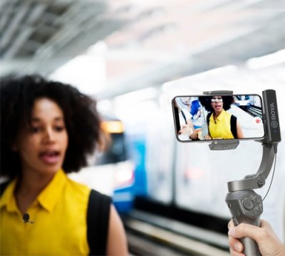 Boya tr�dl�s s�t m/lightning reciever og lavalier sender WM4