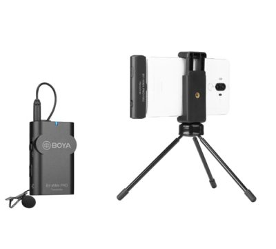 Boya tr�dl�s s�t m/USB-c modtager og lavalier sender WM4