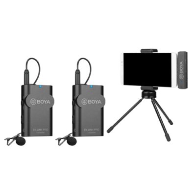 Boya tr�dl�s s�t m/USB-c reciever, 2 lavalier sender WM4
