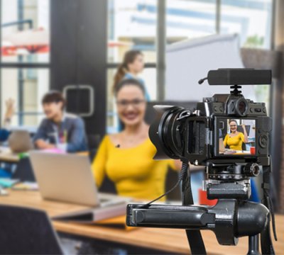 Boya Trdlst kamera set med dubbel mottagare och 1 sndare