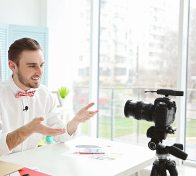 Boya Tr�dl�st kamera set med dubbel mottagare och 1 s�ndare