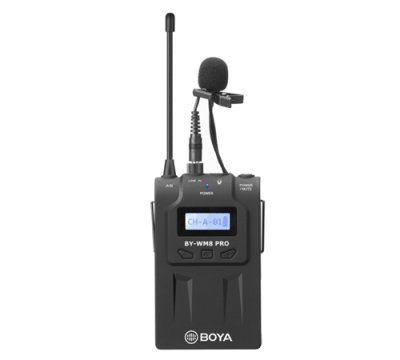 Boya Tr�dl�st kamera s�t med dobbelt modtager og 1 sender