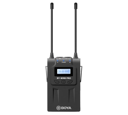 Boya Trdlst kamera st med dobbelt modtager og 2 sendere