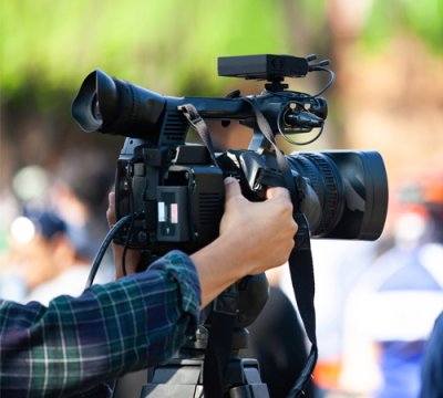 Boya Tr�dl�st kamera s�t med dobbelt modtager og 2 sendere