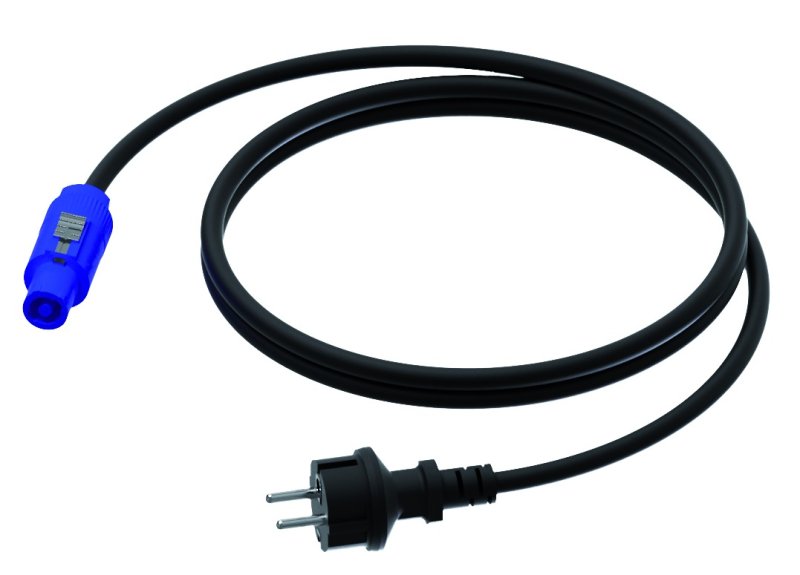 ProCab Powerkabel Shuko til Bl PowerCon 1,5 m