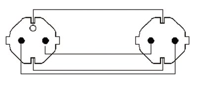ProCab Shuko power forl�nger kabel 3x1,5 mm2