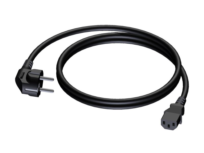 ProCab powerkabel 3x1,5 mm, hun Euro>Schuko han, 10 m