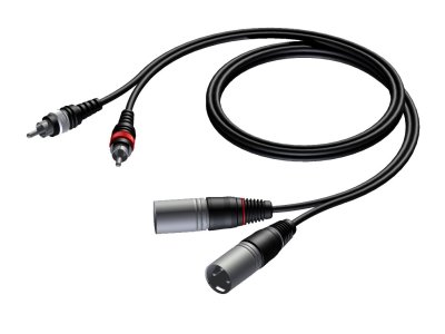 ProCab signalkabel 2 x XLR>2 x RCA