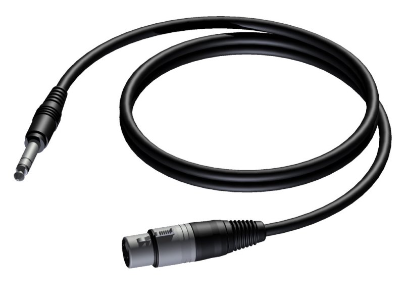 ProCab XLR hun > Jack stereo - balanceret kabel 1,5 m