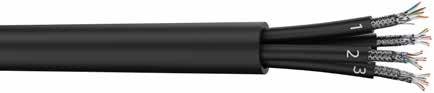 CAE Multi netvrkskabel 4 x CAT6a 500 MHz - Afklip pr. meter