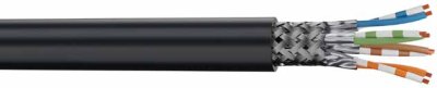 CAE Fleksibel CAT7 kabel S/FTP - 600 MHz PUR