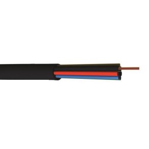 CAE fleksibel h�jttaler kabel 8 x 2,5 mm2, Sort