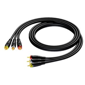 ProCab 3 x RCA han > 3 x RCA han