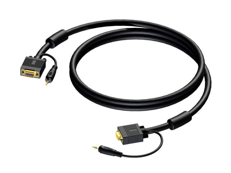 ProCab SVGA & 3,5 jack stereo > SVGA & 3,5 jack stereo