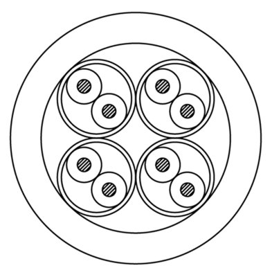 ProCab CAT6A n�tverkskabel U/UTP 305 m