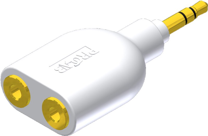 ProCab MiniJack han > 2 x Mini Jack hun stereo adapter