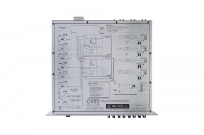Cloud Zonemixer og forstrker 4 x120W, 6 Line og 2 Mic input