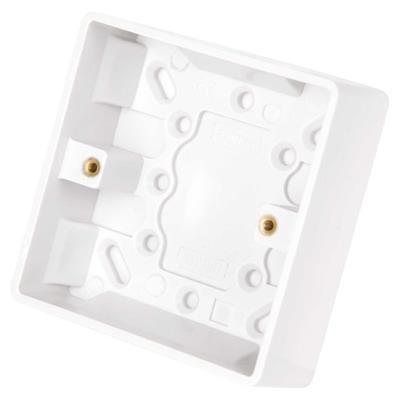 Cloud vgboks 1 gang underlag 25 mm dyb Hvid