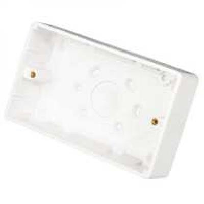 Cloud vgboks 2 gang underlag 37 mm dyb Hvid