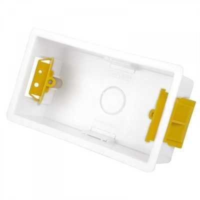 Cloud Forfra dse (dobbelt) til vgboks 47 mm Hvid